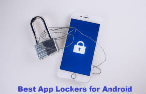 App Lockers for Android Samsung Phone connected with a big lock