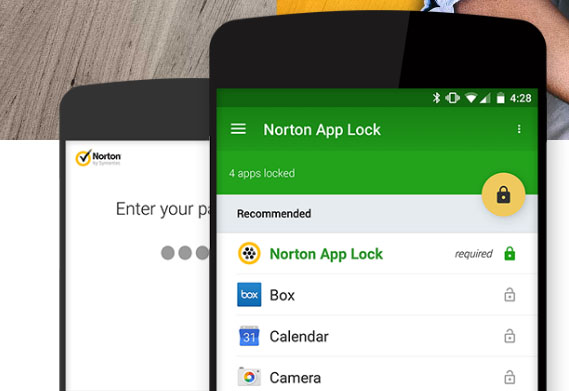 Norton App Lock Android Screen Page